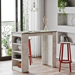 Hanah Home Mesa de bar St1-Gt Gris